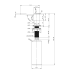 LK118 Дозатор для мийного засобу Brushed Steel, круглий LDLK118BRU464