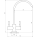 Кран для зворотного осмосу Globus Lux ALPEN SBT1-76A-00
