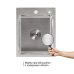 Мийка для кухні вбудована Handmade H4050 (LDH4050BRU39258) Brushed Steel 3,0/1,0 мм Lidz