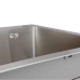 Lidz Handmade H7849L Мийка для кухні інтегрована крило зліва Brushed Steel 3,0/1,0 мм