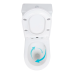 Qtap Kolibri Унитаз-моноблок напольный Ultra Quiet 690×360×790 мм, White, с сиденьем Slim Duroplast / Soft-close /