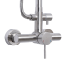 Lidz Aria 1020 Душова система для душу Nickel (k35) на два споживачі LDARI1020NKS46114