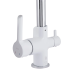 Qtap Grand Змішувач для кухні Chrome/White (k35) з під“єднанням для питної води QTGRA362CRW45668