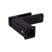 Qtap Gemini Змішувач для раковини Matt Black (k35) з гігієнічним душем QTGEM272BLM45690