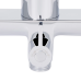Qtap Vlasta New Змішувач для ванни Chrome (k35) з довгим поворотним виливом і душовим гарнітуром QTVLA260CRM