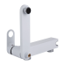 Qtap Jay Змішувач для ванни Chrome/White (k35) з поворотним виливом і душовим гарнітуром QTJAY260CRW45554