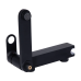 Qtap Jay Смеситель для ванны Matt Black (k35) с поворотным изливом и душевым гарнитуром QTJAY260BLM45548