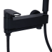 Qtap Jay Смеситель для ванны Matt Black (k35) с поворотным изливом и душевым гарнитуром QTJAY260BLM45548