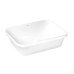 Qtap Scorpio Раковина врізна 615x390x150 мм, White, прямокутна, без донного клапана QT1411K491WN