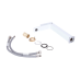 Qtap Gemini Змішувач для раковини високий Chrome/White (k35) QTGEM269CRW45679