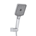 Qtap Presto Змішувач для ванни Chrome (k35) з довгим поворотним виливом і душовим гарнітуром QTPRE2601CRM455