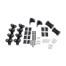 Qtap Pisces Душова кабіна BLA107-9SC5, 75-90x75-90, квадратна, скло 5 мм Clear, регульований профіль, розд