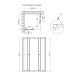 Qtap Pisces Душова кабіна CRM109-11SP5, 90-105x90-105, квадратна, скло 5 мм Pear, регульований профіль, ра