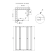 Qtap Pisces Душова кабіна BLA109-11SC5, 90-105x90-105, квадратна, скло 5 мм Clear, регульований профіль, р