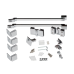 Qtap Capricorn Душова кабіна CRM1099SC6, 90x90 см, квадратна, скло 6 мм Clear, CalcLess, двостулкова, без по