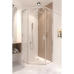 Qtap Scorpio Душова кабіна CRM10995-AC6, 90x90 см, п“ятикутна, скло 6 мм Clear, CalcLess, двостулкова, без