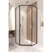 Qtap Scorpio Душевая кабина BLA10995-AC6, 90x90 см, пятиугольная, стекло 6 мм Clear, CalcLess, распашная, без поддона