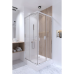 Qtap Taurus Душова кабіна CRM1099SC6, 90x90 см, квадратна, скло 6 мм Clear, CalcLess, без піддона