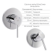 Набір для гігієнічного душу Qtap Spring Chrome