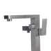 Lidz Kubis 004 Смеситель для ванны напольный Nickel (k35) c душевым гарнитуром LDKUB004NKS46101 Nickel