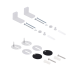 Qtap Scorpio Унитаз напольный Ultra Quiet 660×360×855 мм, Matt Black, с сиденьем Slim Duroplast / Soft-close / Quick Release QT142