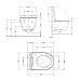 Qtap Taurus Унітаз підвісний Ultra Quiet 490×360×380 мм, Matt Black, із сидінням Slim Duroplast/Soft-close/