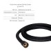 Комплект для душу Qtap Votice Matt Black: Змішувач + Душ.набір