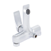 Qtap Vlasta New Змішувач для ванни Chrome (k35) з душовим гарнітуром QTVLA259CRM45642