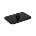 Лійка для верхнього душу Qtap Hlavova 260x180 мм прямокутна Black Matt