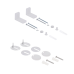 Qtap Tern Унітаз підлоговий Ultra Quiet 610×365×825 мм, White, із сидінням Slim Duroplast/Soft-close/Quick R