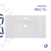 Qtap Albatross Раковина врізна меблева 820x460x180 мм, White, прямокутна, без донного клапана QT01113080
