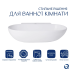 Qtap Cardinal Раковина підвісна/накладна 565x400x130 мм, White, овальна, без донного клапана QT0411K177WN