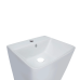 Qtap Tern Раковина-моноблок підлогова 440x380x830 мм, White, без донного клапана QT1711G302WN