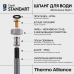 Thermo Alliance Standart Шланг для під“єднання змішувача (пара) 80 см NYLON M10x1/2“ В довгу голку TAS386W80L