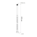 Thermo Alliance Standart Шланг для під“єднання змішувача (пара) 80 см NYLON M10x1/2“ В довгу голку TAS386W80L