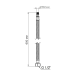 Thermo Alliance Standart Шланг для під“єднання змішувача (пара) 60 см NYLON M10x1/2“В TAS386W60