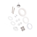 Lidz (WHI) 60 02 K001 04 Комплект арматура з клапаном нижнього подавання 1/2, хром кнопка