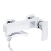 Qtap Swan Cascada Змішувач для ванни з поворотним виливом (з душовим гарнітуром) QTSWA260CRM45565 Chrome