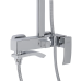 Qtap Swan Cascada Душова система універсальна на три споживачі (з виливом) QTSWA111CRM45566 Chrome
