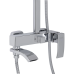 Qtap Swan Cascada Душова система універсальна на три споживачі (з виливом) QTSWA111CRM45566 Chrome