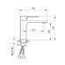 Qtap Gemini Змішувач для раковини низький Chrome/White (k35) QTGEM270CRW45675