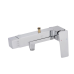 Qtap Gemini Душова система для ванни Chrome (k35) на три споживачі (з виливом) QT51103KNC