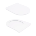 Swan Унітаз підлоговий Rimless 610×360×835 мм, White, із сидінням Slim Duroplast/Soft-close/Quick/ Qtap