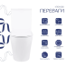 Swan Унітаз підлоговий Rimless 610×360×835 мм, White, із сидінням Slim Duroplast/Soft-close/Quick/ Qtap