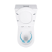 Qtap Swan Унітаз підлоговий Ultra Quiet 640×360×835 мм, White, із сидінням Slim Duroplast/Soft-close/Quick R
