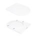Qtap Swan Унітаз підлоговий Ultra Quiet 640×360×835 мм, White, із сидінням Slim Duroplast/Soft-close/Quick R
