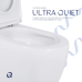 Qtap Robin New Унітаз підлоговий Ultra Quiet 660×360×855 мм, White, із сидінням Slim Duroplast/Soft-close/Qu
