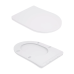 Qtap Robin New Унітаз підлоговий Ultra Quiet 660×360×855 мм, White, із сидінням Slim Duroplast/Soft-close/Qu