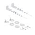 Qtap Robin New Унітаз підлоговий Ultra Quiet 660×360×855 мм, White, із сидінням Slim Duroplast/Soft-close/Qu