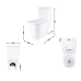 Qtap Swan Унітаз-моноблок підлоговий Ultra Quiet 680×360×813 мм, White, із сидінням Slim Duroplast/Soft-close